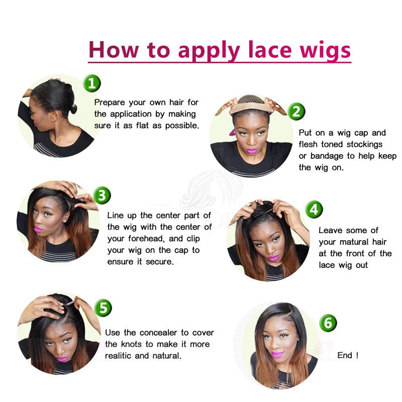 How To Apply A Human Hair Wig With Clips?