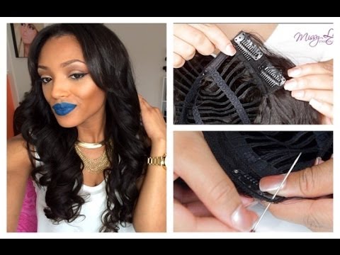 How To Apply A Human Hair Wig With Clips?