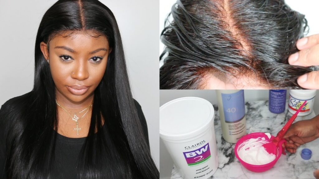 How To Bleach Knots On A Human Hair Wig?