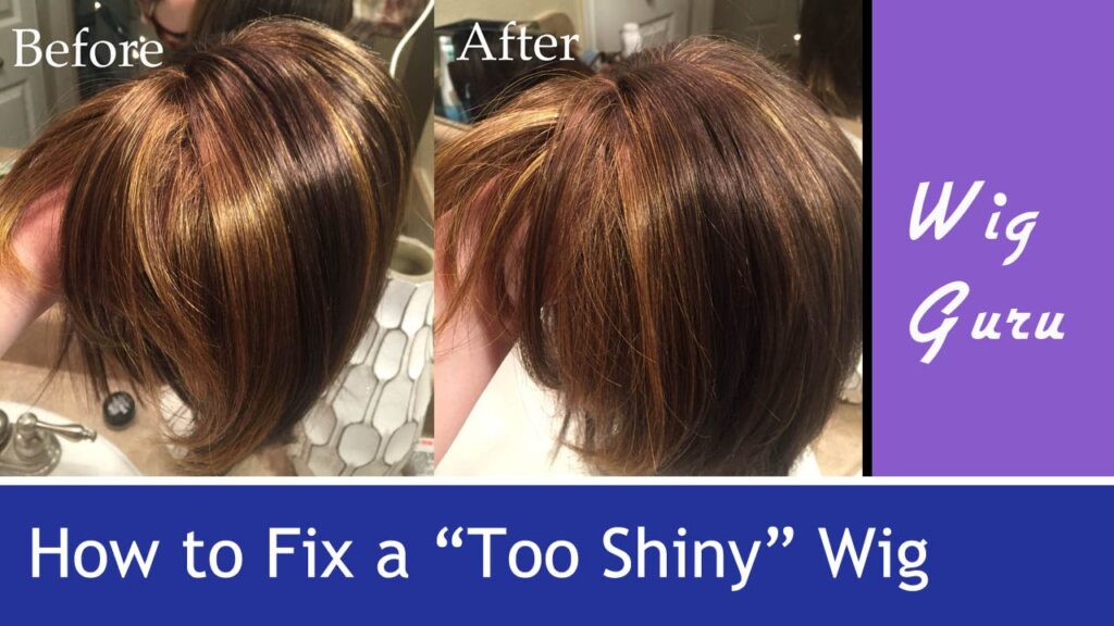 How To Fix A Human Hair Wig Thats Too Shiny?