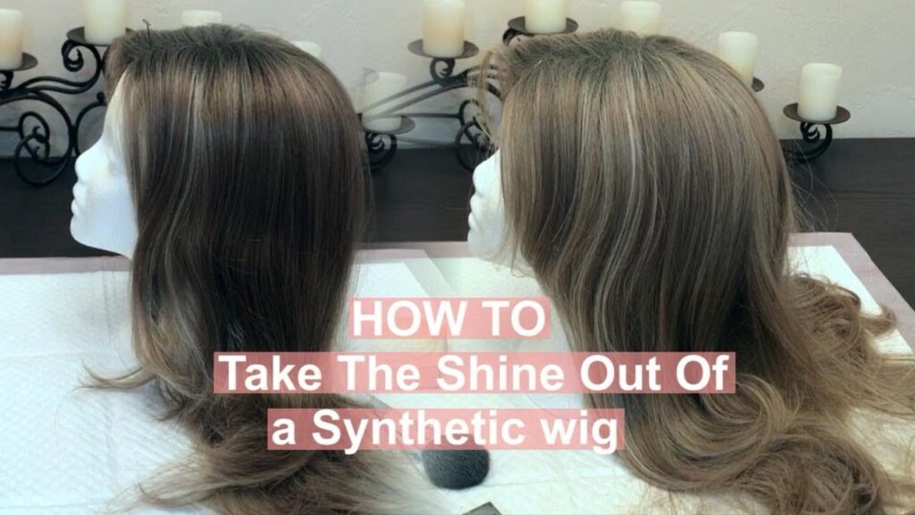 How To Reduce The Shine In A Human Hair Wig?