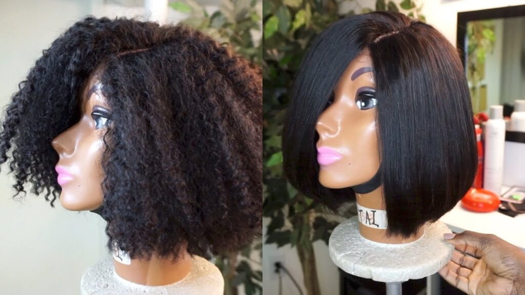 How To Straighten A Human Hair Wig?