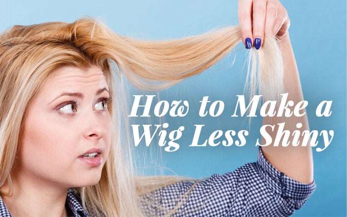 How To Reduce Shine In A Human Hair Wig?