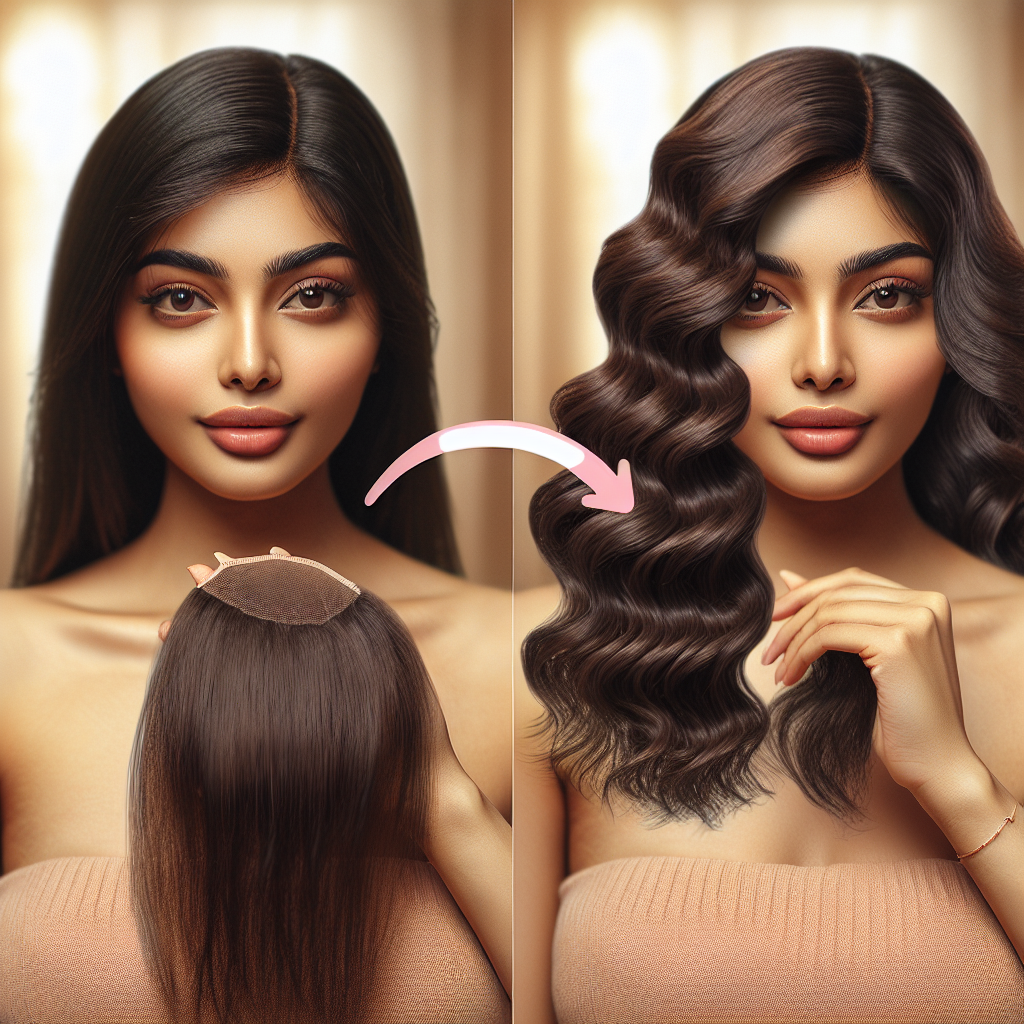 4 Easy Steps to Make a Straight Human Hair Wig Wavy