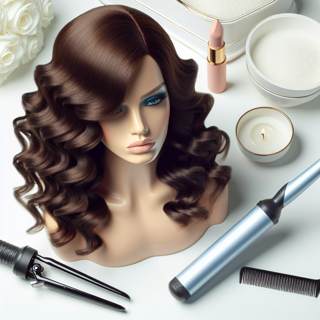 Can a curling wand be used on a human hair wig?