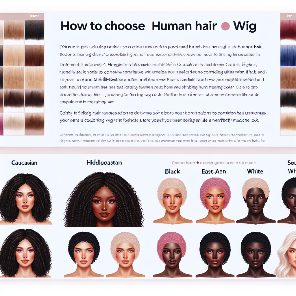 Finding the Perfect Human Hair Wig for Your Skin Tone